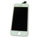Дисплей iPhone 5 + рамка и сенсор белый (матрица и сенсор оригинал / стекло копия)