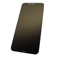 Дисплей Huawei Honor Play + сенсор черный (дисплей и сенсор - оригинал / стекло - копия)