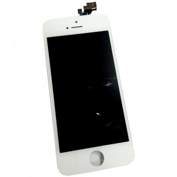 Дисплей iPhone 5 + рамка и сенсор белый (копия AA)