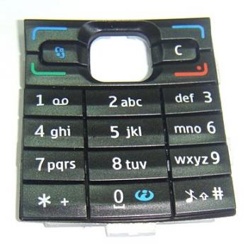 Клавиатура Nokia E50 черная