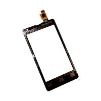 Сенсорный экран Nokia Lumia 435 черный (оригинал Китай)