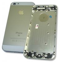 Задняя крышка корпуса iPhone SE серебристая