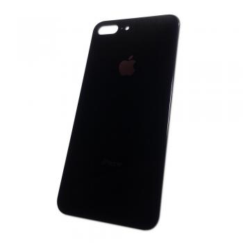 Стекло задней крышки iPhone 8 Plus черное (хорошая копия)