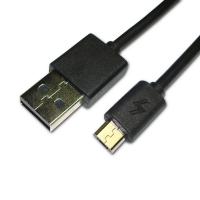 Micro USB кабель зарядки и синхронизации Xiaomi черный (120 см, без упаковки) (оригинал)