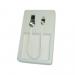 Lightning кабель зарядки и синхронизации XO NB19 CD Grain Zinc Alloy для iPhone iPad iPod белый (200 мм)