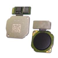 Шлейф Huawei P Smart / P20 Lite / Honor 7X з сканером відбитка пальця (Touch ID) чорний (оригінал Китай)