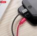 Lightning кабель зарядки и синхронизации XO NB31 90 Degree для iPhone iPad iPod красный (1000 мм)