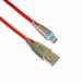 Lightning кабель заряджання та синхронізації для iPhone iPad iPod XO NB25 Blue LED Zinc Alloy Fabric Braided червоного кольру (1000 мм)