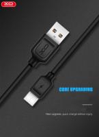 Lightning кабель зарядки и синхронизации XO NB36 TPE для iPhone iPad iPod черный (1000 мм)