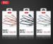 Lightning кабель зарядки и синхронизации XO NB33 Luggage Metal для iPhone iPad iPod серый космос (1000 мм)