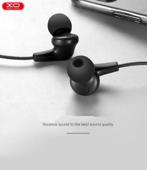 Наушники XO S22 In-Ear with Remote control and Mic черные
