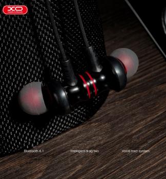 Bluetooth наушники XO BS5 Sports Magnetic черные
