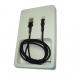 Lightning кабель зарядки и синхронизации XO NB51 Line TPE для iPhone iPad iPod черный (1000 мм)
