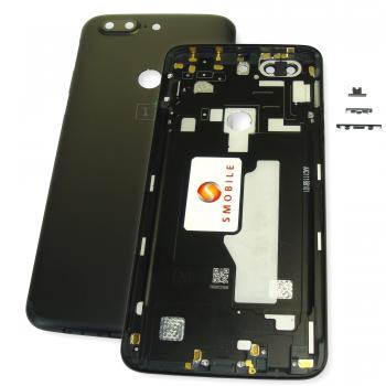 Задняя крышка, корпус OnePlus 5T черная (оригинал Китай)
