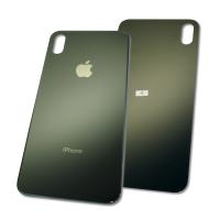 Стекло задней крышки iPhone XS Max черное (оригинал)