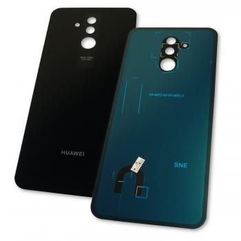 Стекло задней крышки Huawei Mate 20 Lite черное (оригинальные комплектующие)