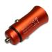 Автомобільний зарядний пристрій XO CC-15 Metal (2 USB виходи 2.1A) червоний