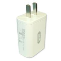 Мережевий зарядний пристрій XO L28 з прискореним зарядом QC3.0 (1 USB выход: 5V / 3A Max, US Plug) білий