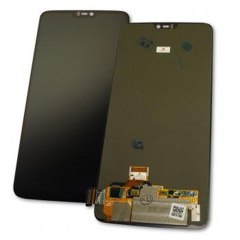 Дисплей OnePlus 6 з сенсором, чорний (матриця оригінал / сенсор копія)