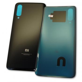 Скло задньої кришки Xiaomi Mi9 чорне (оригінальні комплектуючі)