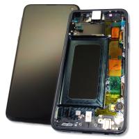 Дисплей Samsung G970F Galaxy S10e з сенсором та рамкою, чорний GH82-18852A (оригінал 100%)