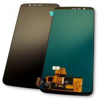 Дисплей OnePlus 5T A5010 OLED з сенсором чорного кольору (копія AAA)