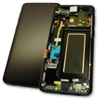 Дисплей Samsung G960F G960F/DS Galaxy S9 з сенсором та рамкою, чорний GH97-21696A (оригінал 100%)