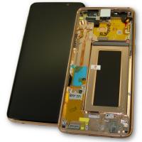 Дисплей Samsung G960F G960F/DS Galaxy S9 з сенсором та рамкою, золотистий GH97-21696E GH97-21697E (оригінал 100%)