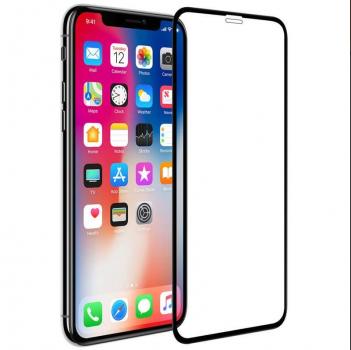 Захисне, загартоване скло Anank для iPhone X / XS / 11 Pro повноекранне, окантовка чорного кольору 0.26 мм 3D (тех-упаковка)