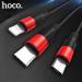 Micro USB кабель зарядки та синхронізації Hoco X26 Xpress чорного кольору (2.0A 1000 мм)