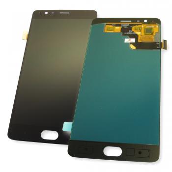 Дисплей OnePlus 3 / 3T OLED з сенсором чорного кольору (копія AAA)