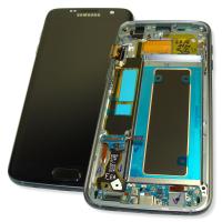 Дисплей Samsung G935F Galaxy S7 Edge з сенсором та рамкою, чорнй GH97-18533A (оригінал 100%)