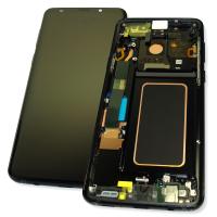 Дисплей Samsung G965F G965F/DS Galaxy S9 Plus з сенсором та рамкою, чорний GH97-21691A (оригінал 100%)
