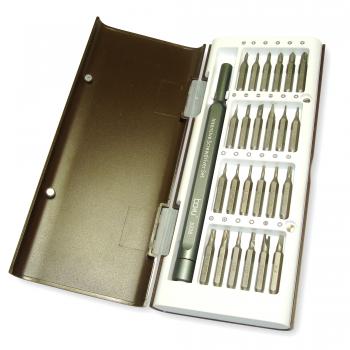 Набір викруток BA-3338 (24 біти зі сталі S2 + ручка з алюмінієвого сплаву)