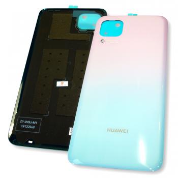 Скло задньої кришки Huawei P40 Lite рожево / блакитного кольору (оригінал Китай)