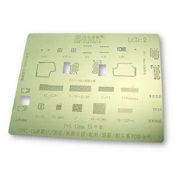 BGA трафарет AMAOE для iPhone 6 - 12 на мікросхеми дисплея (виробник - Японія)