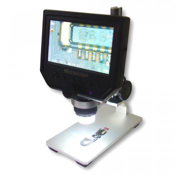 Цифровий мікроскоп з монітором 4.3 "кратність збільшення 600X, HD 3.6MP CCD