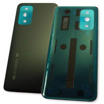 Стекло задней крышки Xiaomi Mi 10T черное (оригинал Китай)