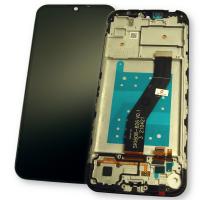 Дисплей Motorola Moto E6s с сенсором и рамкой черного цвета (оригинальные комплектующие)