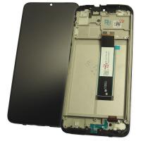 Дисплей Xiaomi Poco M3 с сенсором и рамкой, черный (оригинал 100%)