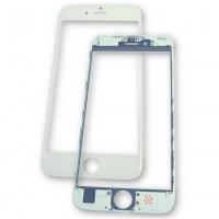 Скло iPhone 6S з рамкою, для перерізки дисплея, білого кольору