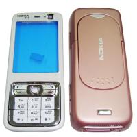 Корпус Nokia N73 розовый, в комплекте клавиатура