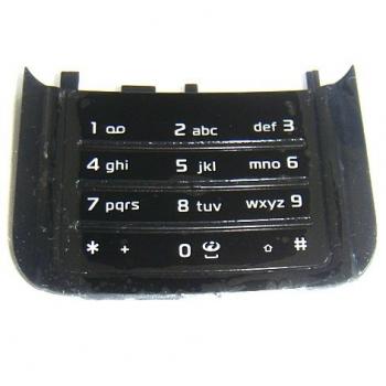 Клавиатура Nokia N85 черная, нижняя