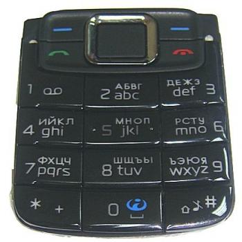 Клавиатура Nokia 3110cl черная (рус/англ)